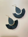 Rattan earring