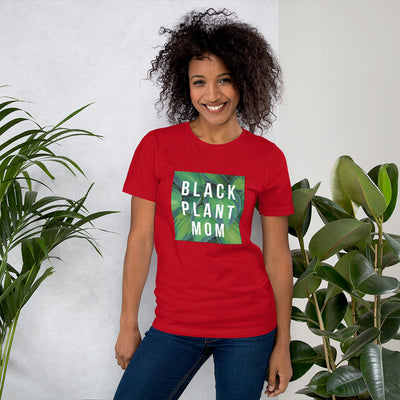 Black Plant Mom T-Shirt