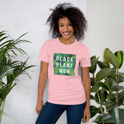 Black Plant Mom T-Shirt