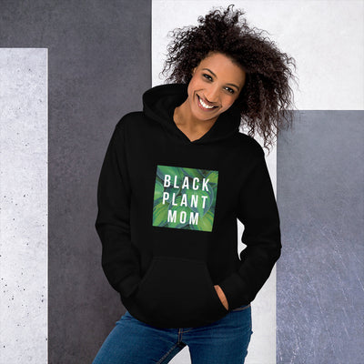 Black Plant Mom Hoodie
